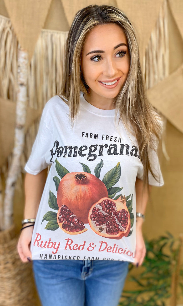 Vintage Fruit Graphic T-Shirt