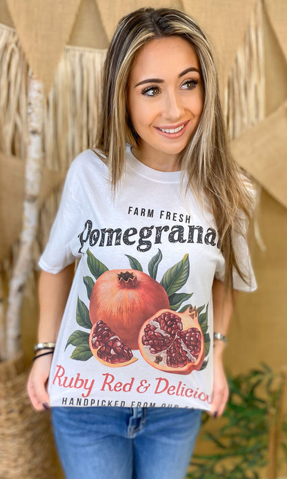 Vintage Fruit Graphic T-Shirt