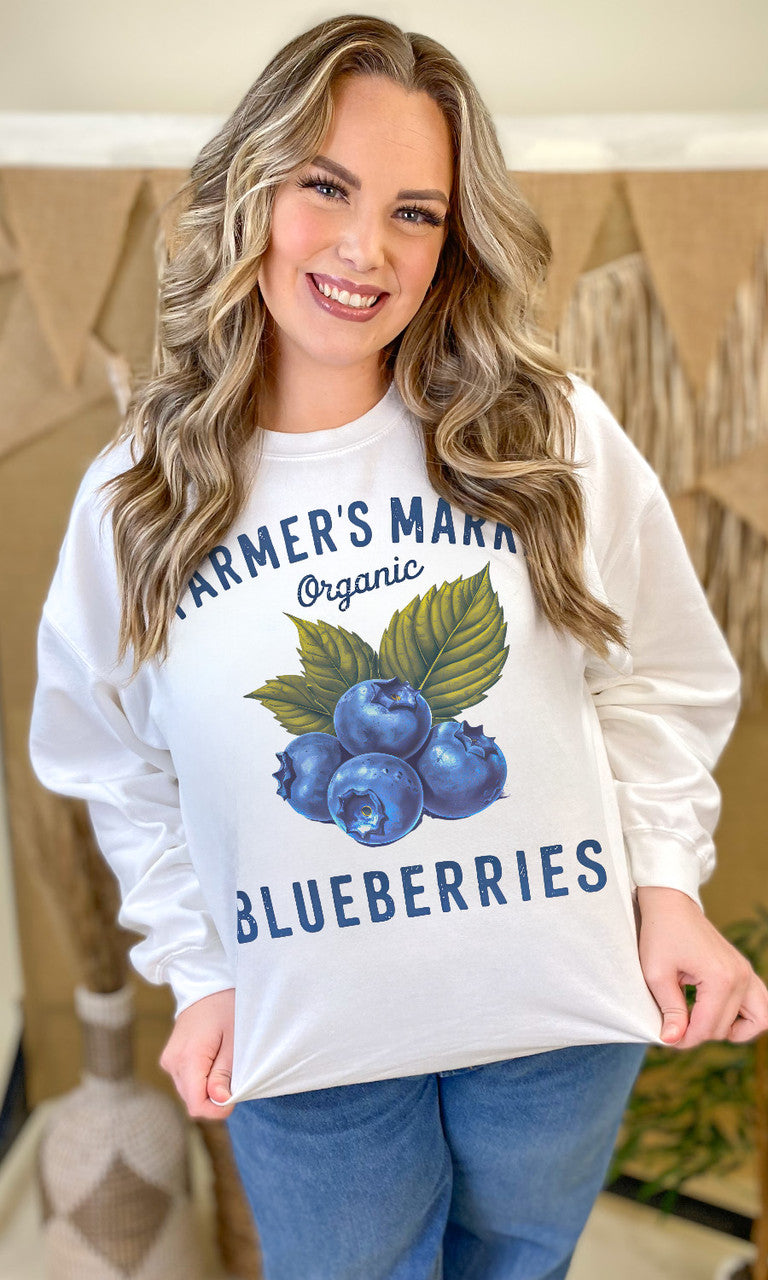 Vintage Fruit Graphic Sweatshirt