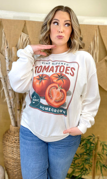 Vintage Fruit Graphic Sweatshirt