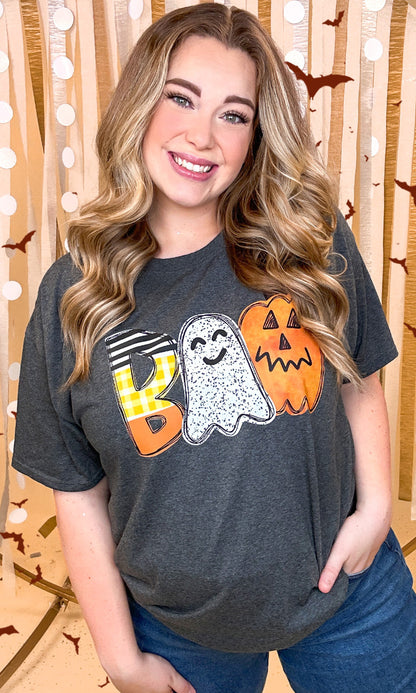 Watercolor Boo Graphic T-Shirt