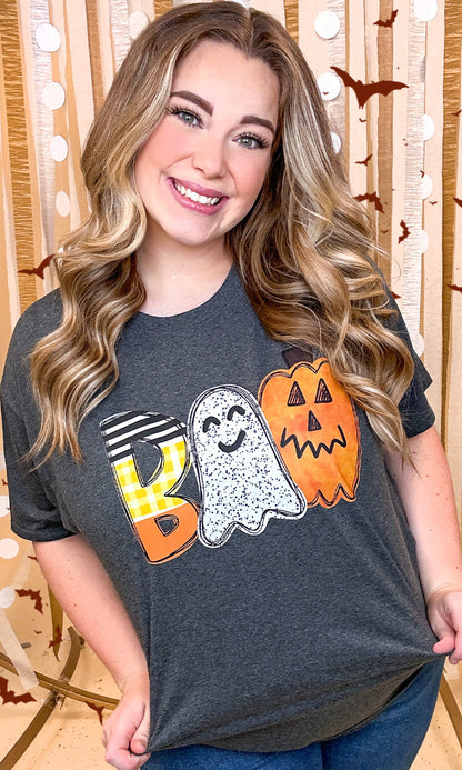Watercolor Boo Graphic T-Shirt