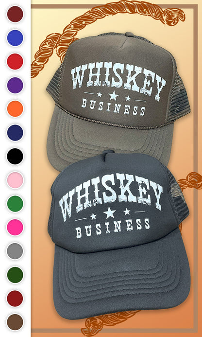 Whiskey Business Trucker Hat