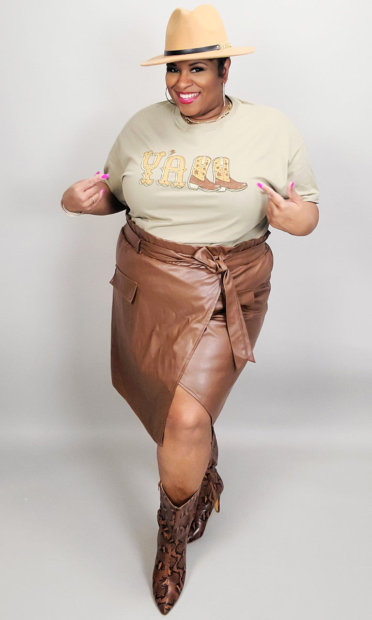 Y'all Boots Graphic T-Shirt