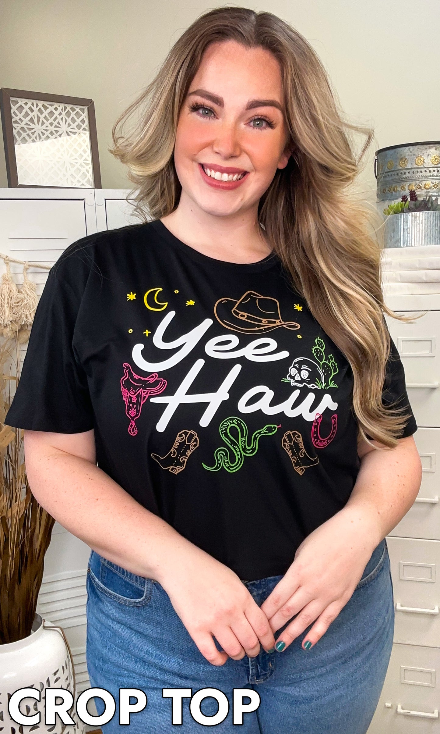 Yeehaw Cowgirl Graphic