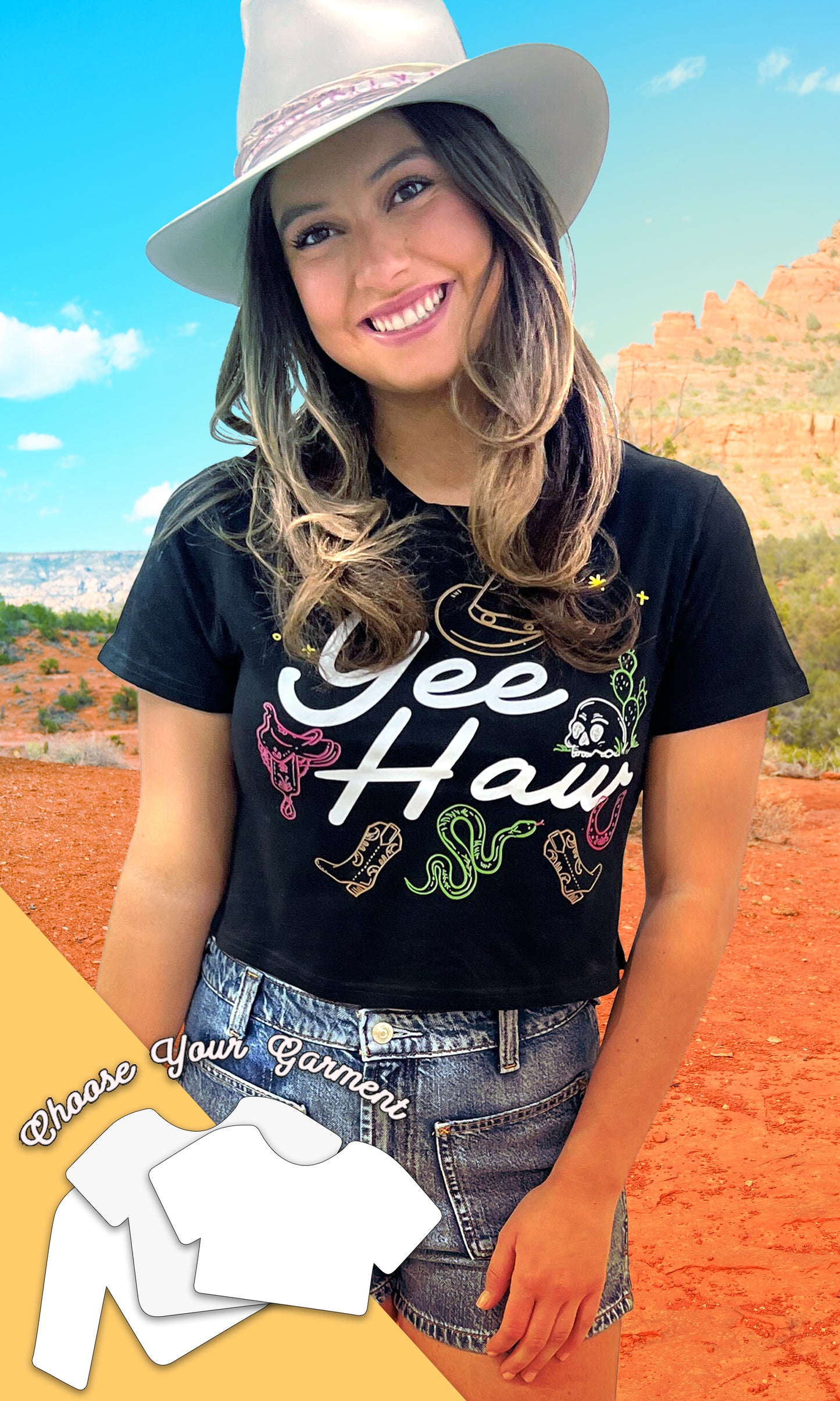 Yeehaw Cowgirl Graphic