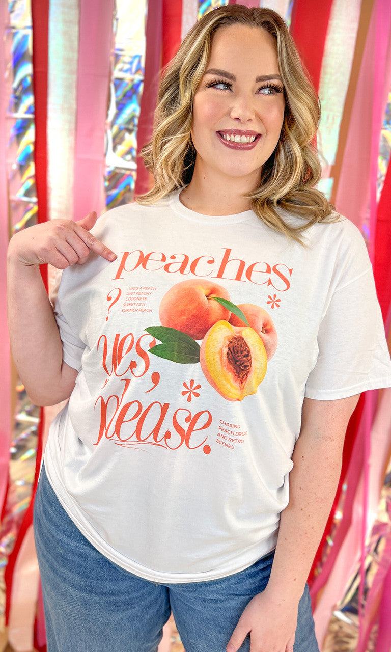 Yes Please Fruit Graphic T-Shirt