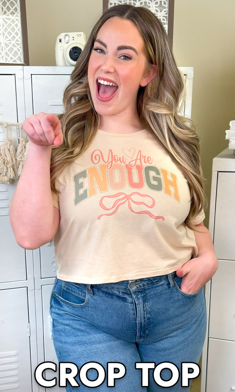 You Are Enough Pastel Graphic