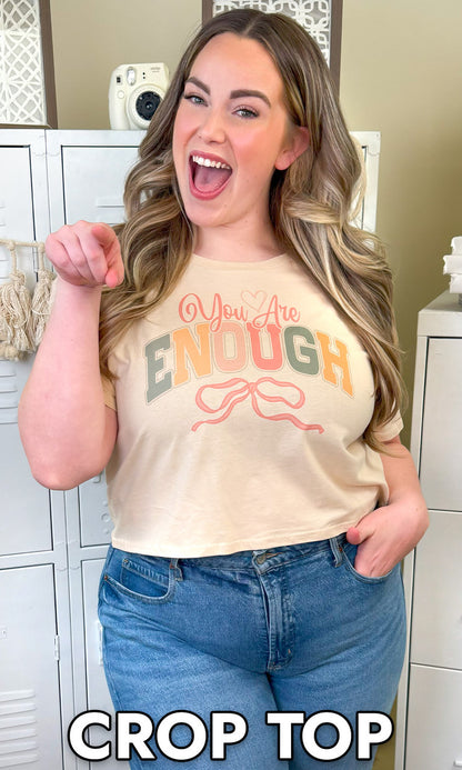 You Are Enough Pastel Graphic