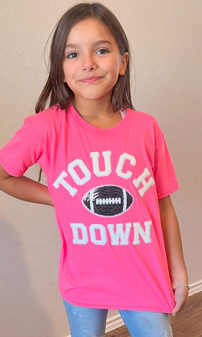 Soft Chenille Touchdown Graphic T-Shirt