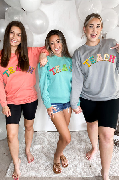 Teach Ideal Chenille Sweatshirt
