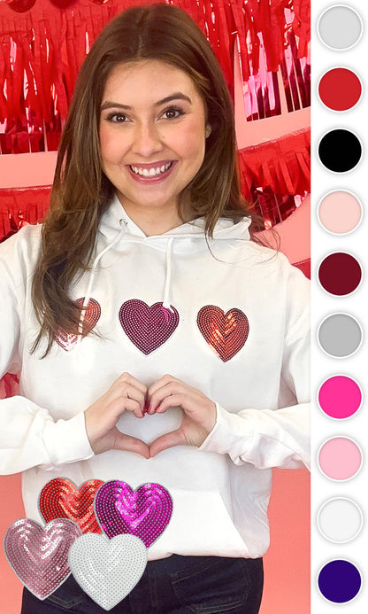Sparkle Heart Hoodie