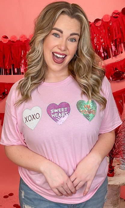 Sparkle Conversation Heart T-Shirt