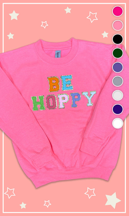 Ideal Chenille Be Hoppy Easter Youth Sweatshirt