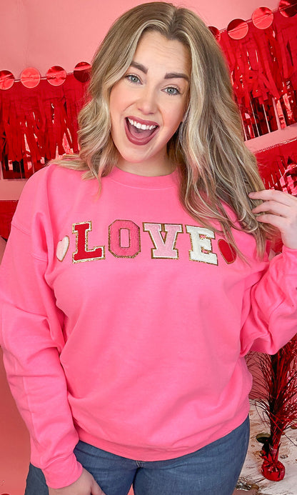 LOVE Ideal Chenille Sweatshirt