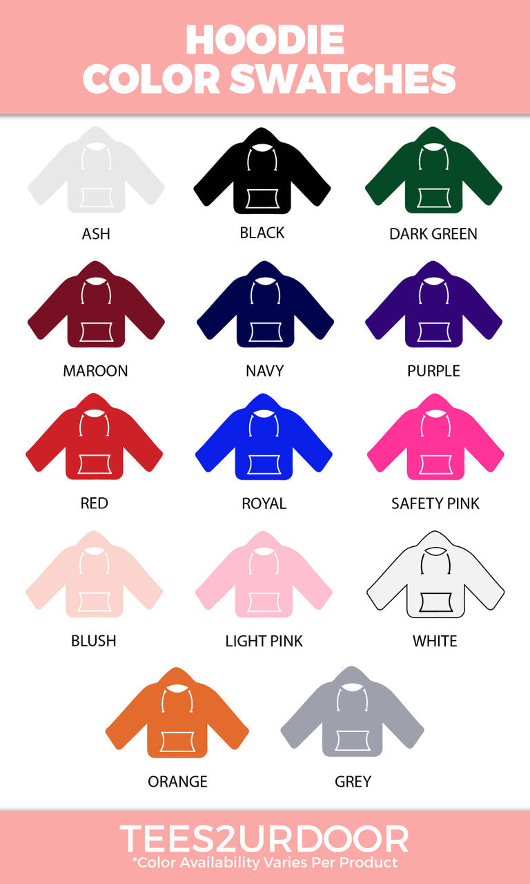 Custom Flock Script Adult Hoodie