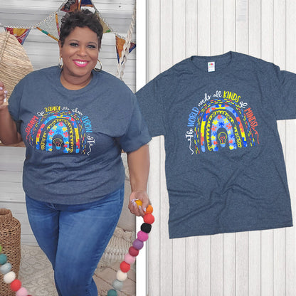 Puzzle Arches Autism Awareness T-Shirt