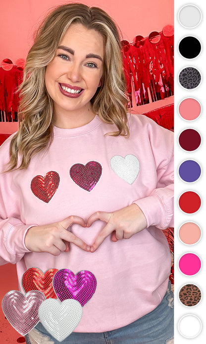 Sparkle Heart Sweatshirt