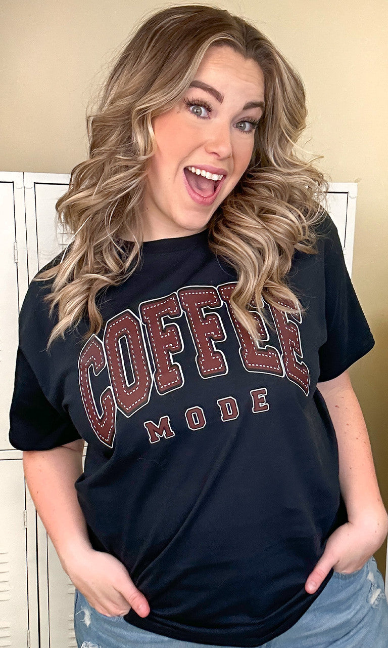 Coffee Mode Graphic T-Shirt