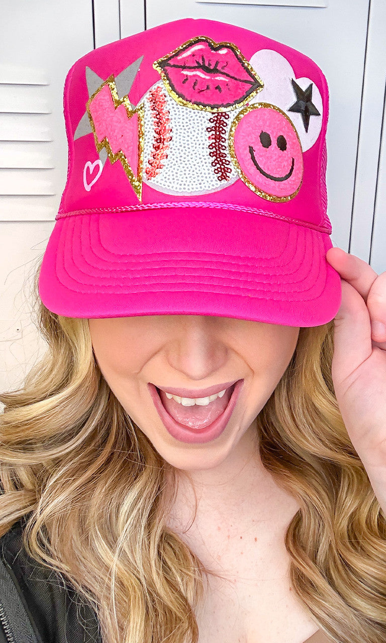 Baseball Patch Trucker Hat