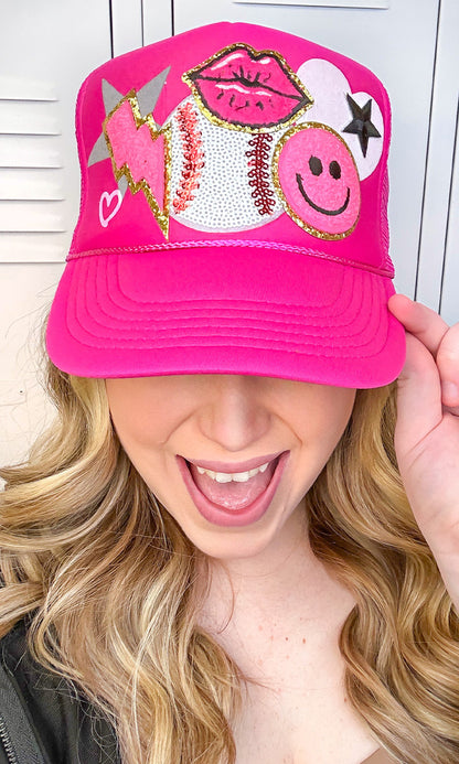 Baseball Patch Trucker Hat