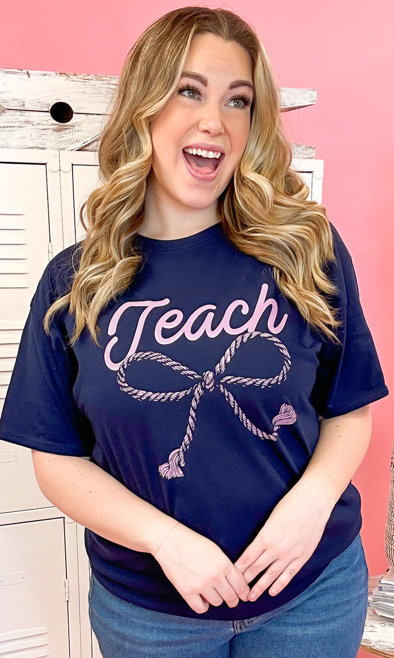 Teach Rope Bow Shirt