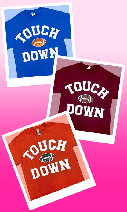 Soft Chenille Touchdown Graphic T-Shirt