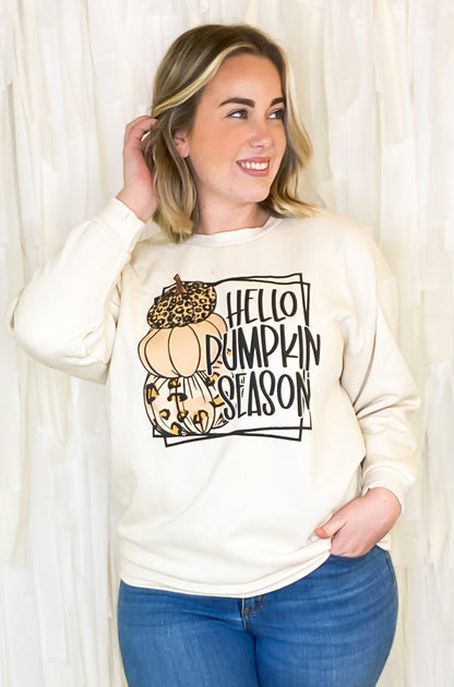 Hello Pumpkin Season Sweatshirt