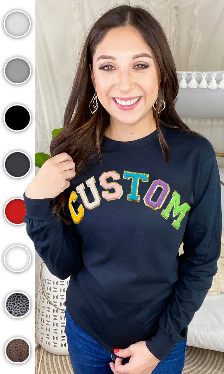 Ideal Chenille Long Sleeve T-Shirt