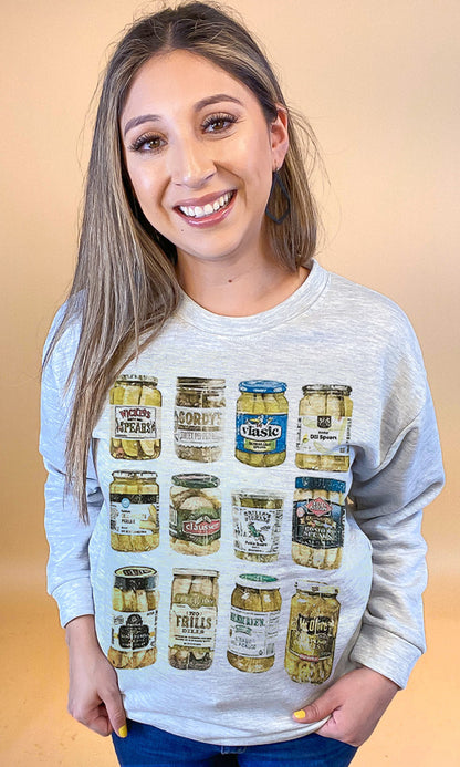 Pickle Obsessed Graphic Sweatshirt