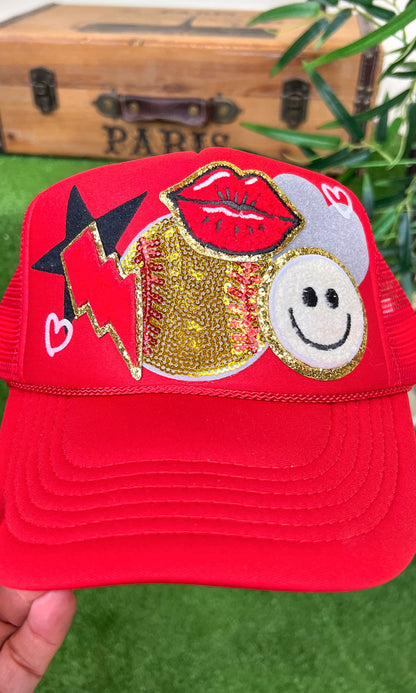 Softball Patch Trucker Hat
