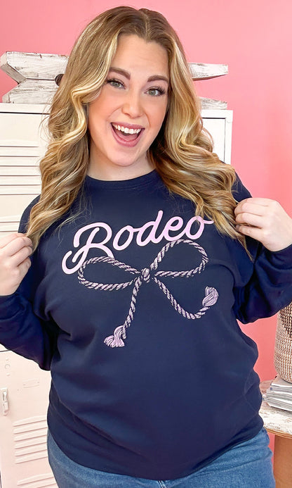 Rodeo Rope Bow Sweatshirt