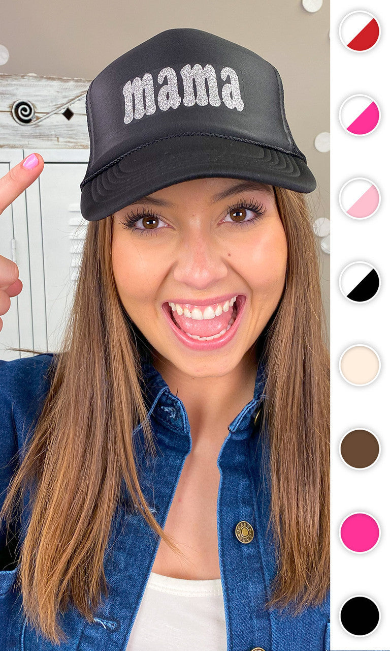 Glitter Mama Trucker Hat