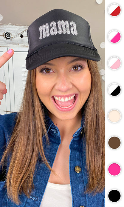 Glitter Mama Trucker Hat