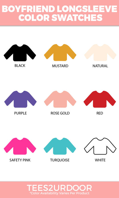 Soft Chenille Go Team Boyfriend Long Sleeve
