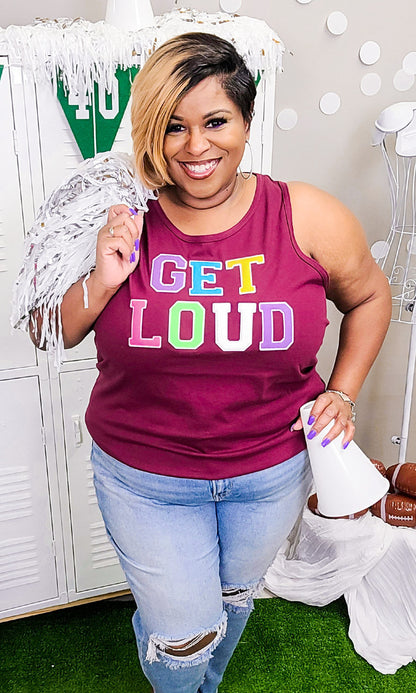 Soft Chenille Get Loud Tank Top