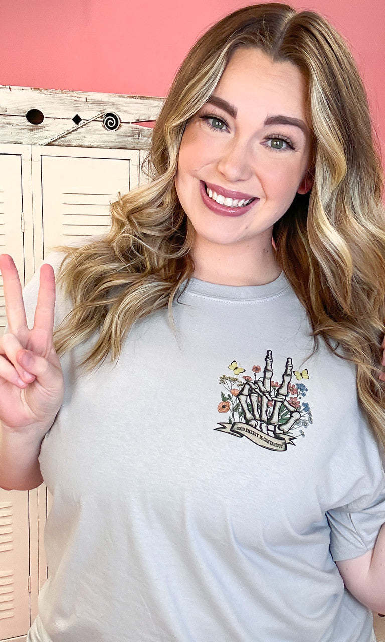 Good Energy Is Contagious Graphic Shirt