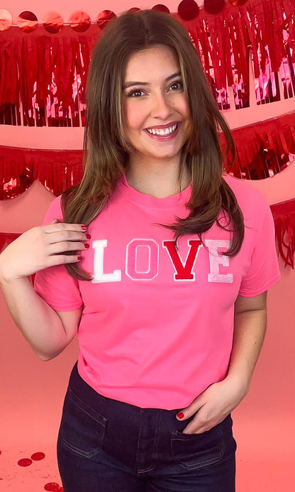 Soft Chenille Love T-Shirt