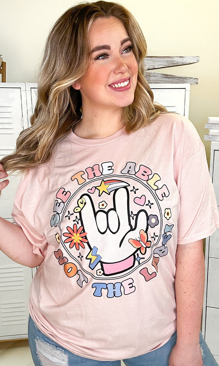 See the Able Butterflies Graphic Shirt