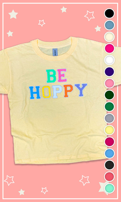 Soft Chenille Be Hoppy Easter Youth Shirt