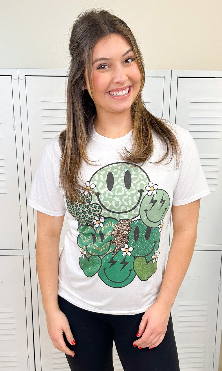 St. Patrick’s Vibes Adult Graphic T-Shirt