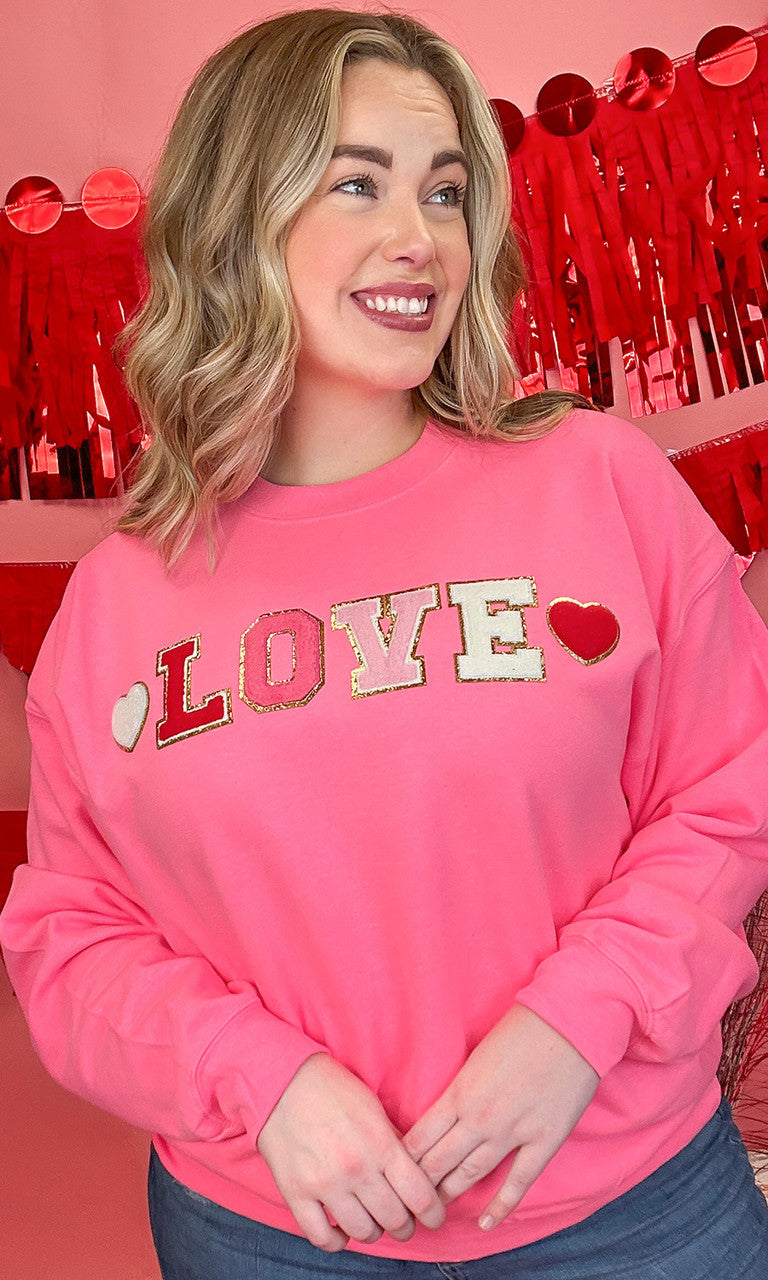 LOVE Ideal Chenille Sweatshirt