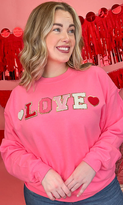 LOVE Ideal Chenille Sweatshirt