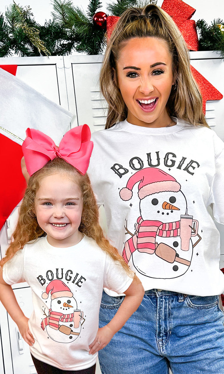 Bougie Slay Snow Girl Graphic T-Shirt