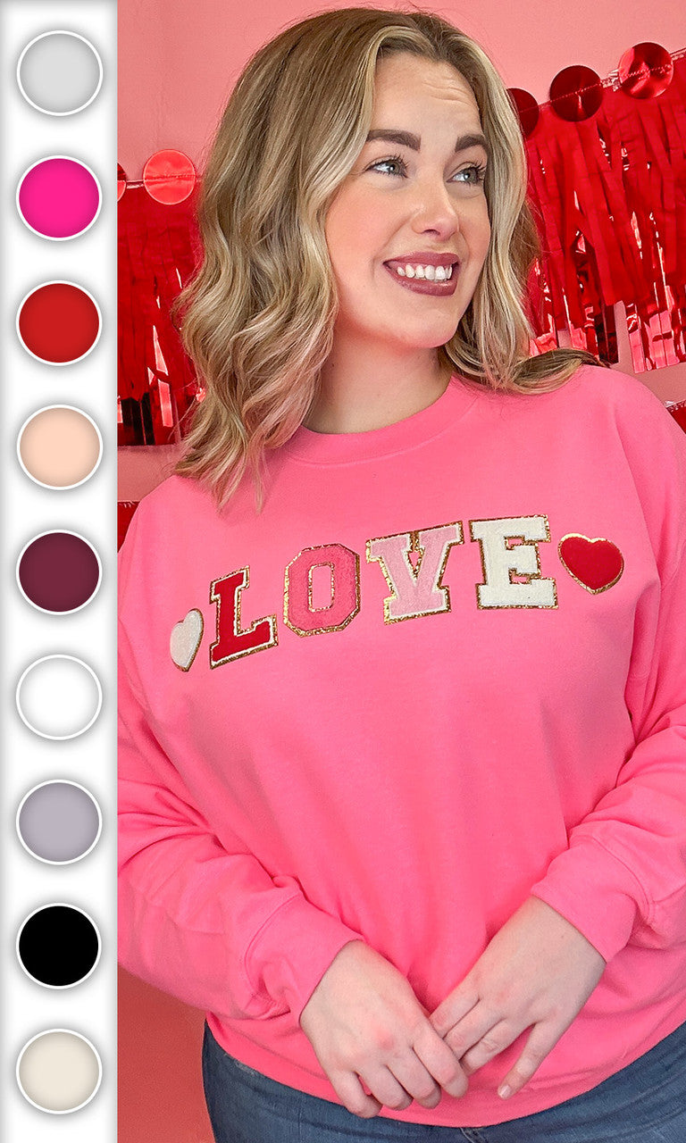 LOVE Ideal Chenille Sweatshirt