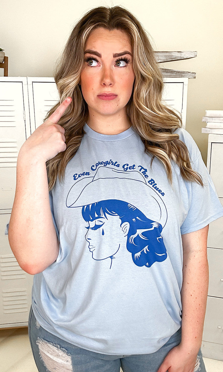 Cowgirl Blues Graphic Shirt