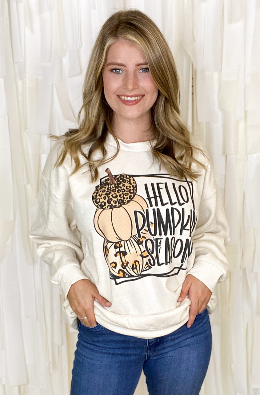 Hello Pumpkin Season Sweatshirt