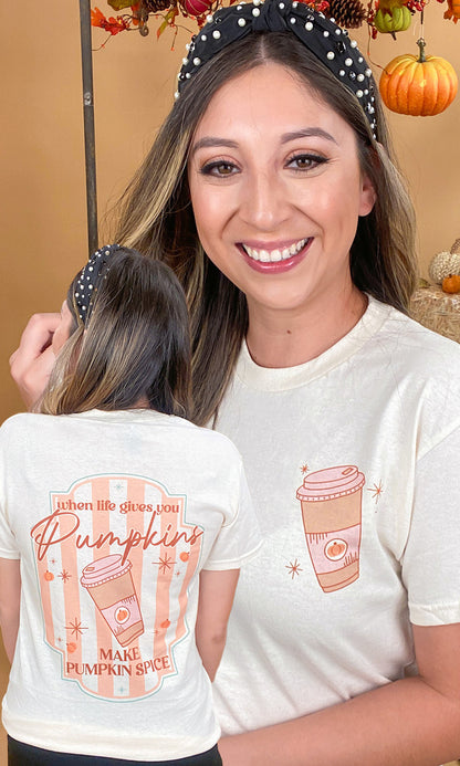 Hot Coffee Pumpkin Spice Graphic T-Shirt