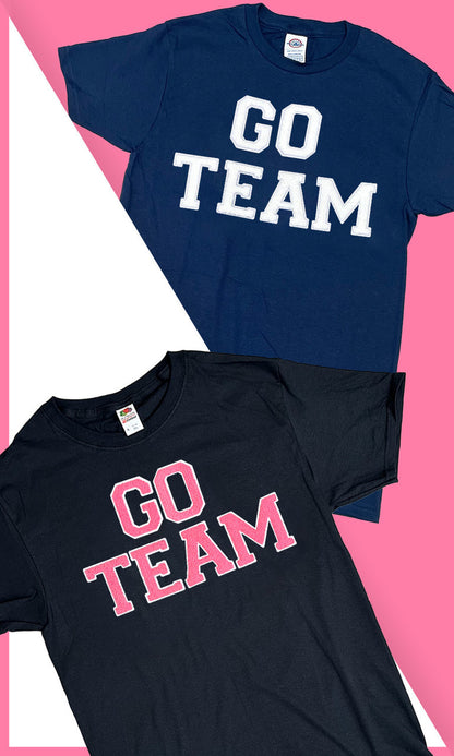 Soft Chenille Go Team Boyfriend Long Sleeve