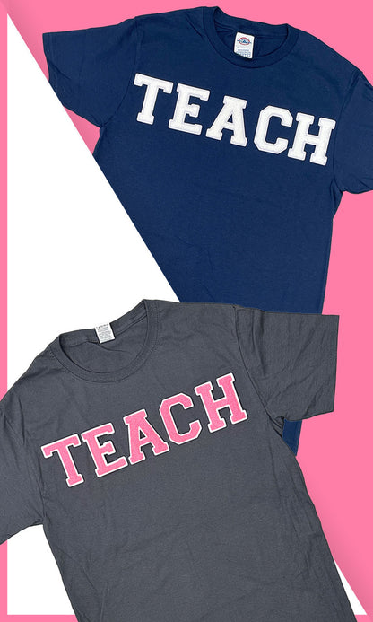 Soft Chenille Teach Sweatshirt